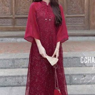 XƯỞNG MAY ÁO DÀI HOÀNG MAI - áo dài truỷn thống nữ thu tay cao cấp có
