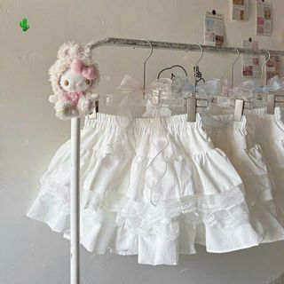 CHÂN VÁY 2 TẦNG PHỐI REN XỐP - LÊ PHƯỢNG BOUTIQUE