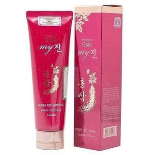 Sữa rửa mặt nhân sâm hàn Quốc My GOLD -làm sang da sữa rửa mặt sâm đỏ Red Ginseng hồng sâm đỏ
