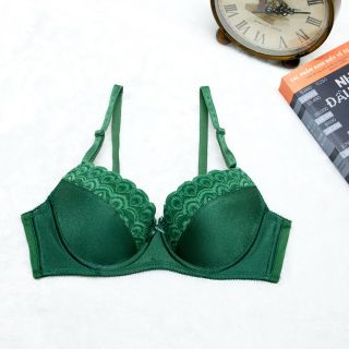 Áo ngực mỏng ép ren cài sau ren  1/4 belle