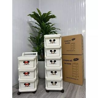KỆ ĐỰNG ĐỒ 5 TẦNG CÓ BÁNH XE MICKY
