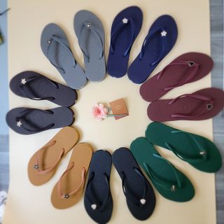 Dép Xỏ Ngón Nam Nữ Hanavaise Chất Liệu Cao Su Non - 6 màu (Size 36-42)