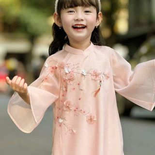 sỉ buôn áo dài cách tân cao cấp bé gái bé trai