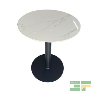 Bàn Cafe Tròn Mặt Đá Ceramic BCF04CRM