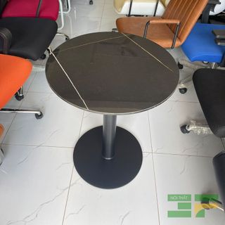 Bàn Cafe Tròn Mặt Đá Ceramic BCF04CRM