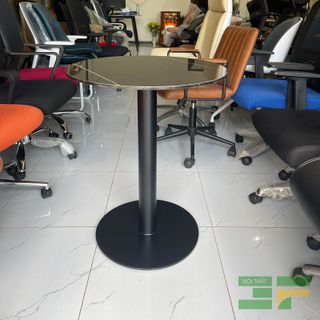 Bàn Cafe Tròn Mặt Đá Ceramic BCF04CRM