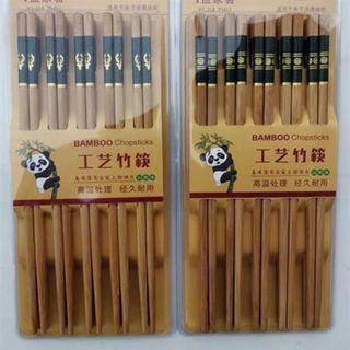 Set 10 đôi đũa tre Bamboo