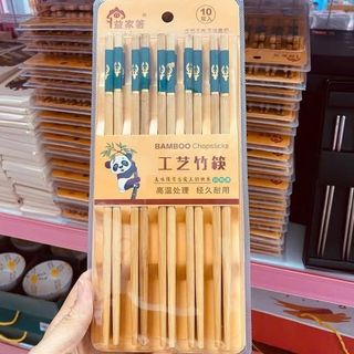 Set 10 đôi đũa tre Bamboo