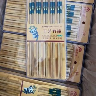 Set 10 đôi đũa tre Bamboo