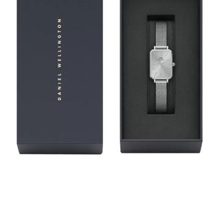 ĐỒNG HỒ NỮ CAO CẤP DANIEL W QUARDO PRESSED DÂY LƯỚI FULLBOX TEM
