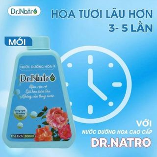 Nước Dưỡng Hoa Dr Natro - Giữ hoa tươi lâu - Màu sắc hoa bền đẹp gấp 3 - 5 lần - Chai 300ml giá sỉ - giá bán buôn