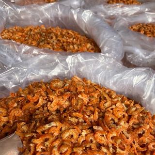 Tôm khô loại trung , tôm sinh thái quảng canho