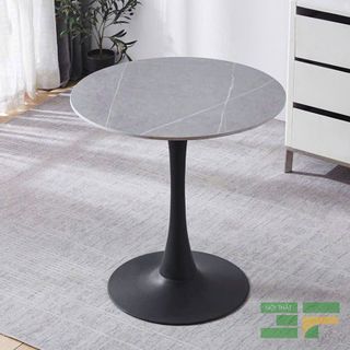 Bàn Cafe Đá Mặt Chân Sắt BCF06CRM