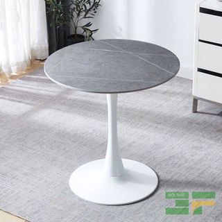 Bàn Cafe Đá Mặt Chân Sắt BCF06CRM