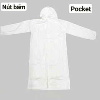 ÁO MƯA POCKET NHẬT BẢN TRONG SUỐT NGƯỜI LỚN