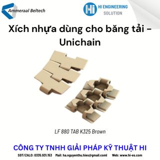 Xích nhựa Unichain 880 TAB K325