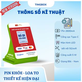 Tìm Đại Lý/ CTV Phân Phối Loa Thông Báo Chuyển Khoản Tingbox
