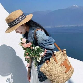 MŨ CÓI ĐI BIỂN💖 MŨ CÕI GẮN RUY BĂNG XẾP NẾP SIÊU SANG
