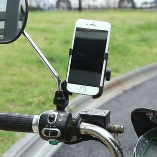 GIÁ ĐỠ ĐIỆN THOẠI C2 GẮN CHÂN GƯƠNG XE MÁY
