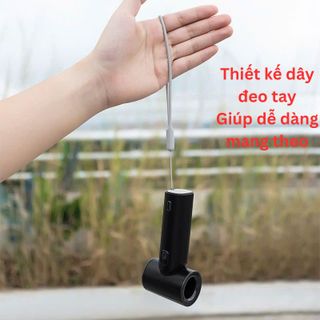 [Phiên Bản Mới 2025] Quạt Mini Cầm Tay Không Cánh – Công Nghệ Làm Lạnh Bằng Chip – Dung Lượng Pin 2000mAh – Màn Hình LED Hiển Thị Nhiệt Độ & Pin