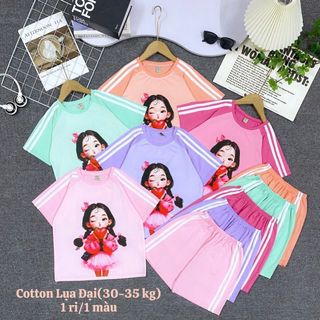 BỘ BÉ TRAI GÁI HÀNG COTTON ĐẸP NGUYÊN RI