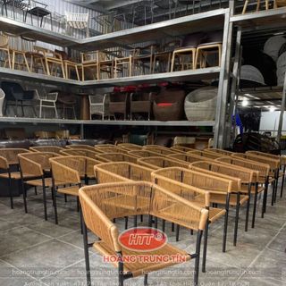 Ghế mây nhựa cafe cao cấp giá tại xưởng sản xuất