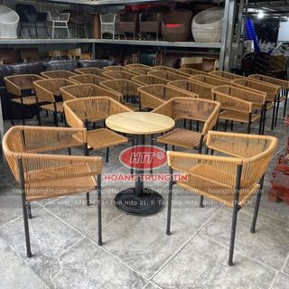 Ghế mây nhựa cafe cao cấp giá tại xưởng sản xuất