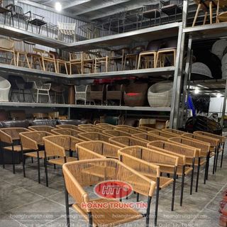 Ghế mây nhựa cafe cao cấp giá tại xưởng sản xuất
