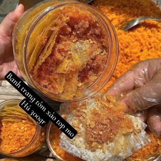BÁNH TRÁNG TÔM XÀO TÓP MỠ – NGON CHUẨN VỊ HÈ 300G - WINNIE HOUSE