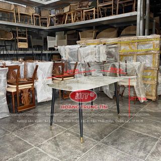Bộ bàn ăn sắt nệm 6 ghế 1 bàn