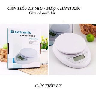 CÂN ĐIỆN TỬ TIỂU LY B05 5KG
