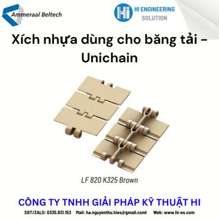 Xích nhựa Unichain 820 K325 (Hàng có sẵn)