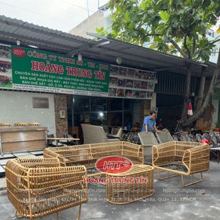 Sofa mây nhựa ngoài trời cao cấp