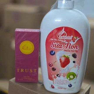 Sữa tắm charme sữa non