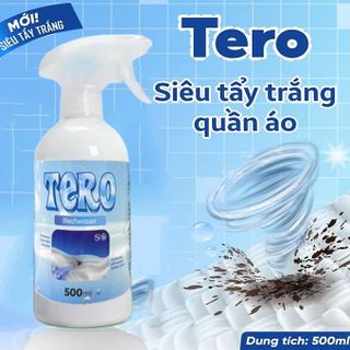 Dung Dịch Tẩy Trắng Tẩy Mốc Quần Áo TERO Chính Hãng 500ml Công Nghệ Sinh Học An Toàn Da Tay, Không Phai Màu Vải áo quần