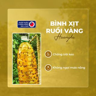 Chai xịt bẫy ruồi vàng HuangKa - Keo xịt nhữ bẫy ruồi vàng 260ml Giá sỉ, giá bán buôn