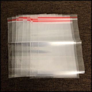 Túi Zipper Chỉ Đỏ Đủ Size (Có in ấn theo yêu cầu từ 10kg) giá sỉ