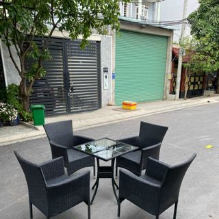 Ghế cafe mây nhựa thanh lý giá rẻ hàng mới