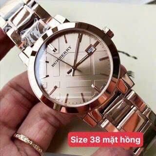 XẢ KHO ĐỒNG HỒ NAM CAO CẤP MỚI NHẤT BURBER DÂY THÉP KÍNH SAPHIRE