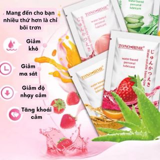 Gel bôi trơn nam nữ huơng trái cây gói 8g giá sỉ