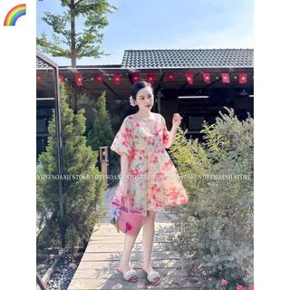 VÁY HOA BABYDOLL HÀNG QC