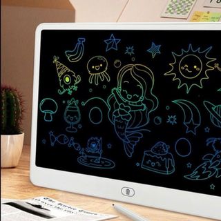 Bảng vẽ tự xóa điện tử 3D bảng viết vẽ thông minh màn hình LCD đa sắc đồ họa đẹp kèm bút dạy học 16 inch size 34x25 cm