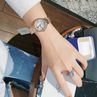 XẢ KHO ĐỒNG HỒ NỮ CAO CẤP PHOSSIL VIRGINIA MẶT TRÒN MINI VIỀN HỘT