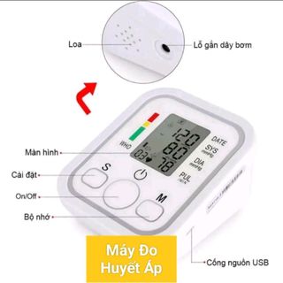 MÁY HUYẾT ÁP - ĐO CHUẨN, GIỌNG NÓI TIẾNG VIỆT DỄ SỬ DỤNG