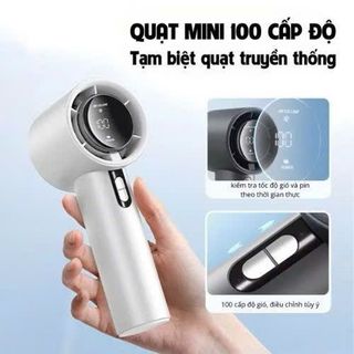 QUẠT SẠC CÓ HIỂN THỊ TỐC ĐỘ GIÓ WX 638