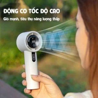 QUẠT SẠC CÓ HIỂN THỊ TỐC ĐỘ GIÓ WX 638