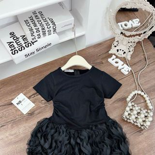 🌸 CHÀO BUÔN SET VÁY XINH CHO BÉ GÁI – SÉT VÁY SÓNG ÁO COTTON TÀU 🌸