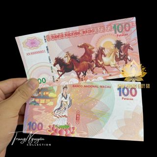Sỉ Tiền Lưu Niệm Mã Đáo Thành Công - Quan Âm Mệnh Gía 100, Lì Xì Tết , Qùa Tặng