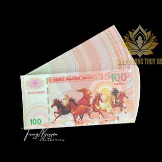 Sỉ Tiền Lưu Niệm Mã Đáo Thành Công - Quan Âm Mệnh Gía 100, Lì Xì Tết , Qùa Tặng