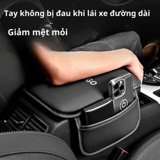 Tấm Đệm Da Pu Lót Bệ Tỳ Tay Chất Liệu Da Pu Có 2 Túi Để Đồ Đa Năng